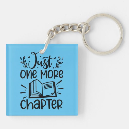 Gewoon nog een hoofdstuk Boek Lover Sleutelhanger (Achterkant)