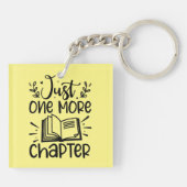 Gewoon nog een hoofdstuk Boek Lover Sleutelhanger (Achterkant)