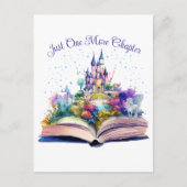 Gewoon nog één hoofdstuk - Boekomslag Briefkaart (Voorkant)