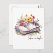 Gewoon nog één hoofdstuk - Boekomslag Briefkaart (Voorkant / Achterkant)