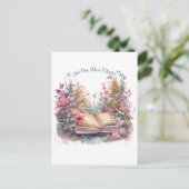 Gewoon nog één hoofdstuk - Boekomslag Briefkaart (Staand voorkant)