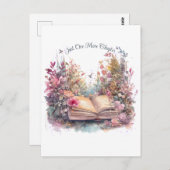 Gewoon nog één hoofdstuk - Boekomslag Briefkaart (Voorkant / Achterkant)