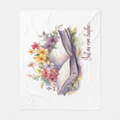 Gewoon nog één hoofdstuk - Boekomslag Fleece Deken (Voorkant)