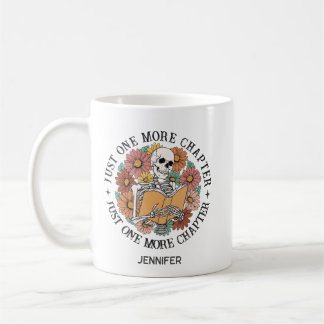 Gewoon nog een hoofdstuk Funny Skeleton Teacher Mo Koffiemok