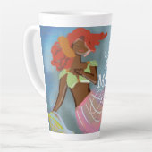 Gewoon nog een hoofdstuk grappige zeemeermin latte mok (Linkerhoek)