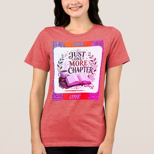 gewoon nog een hoofdstuk Tri-Blend shirt (Voorkant)