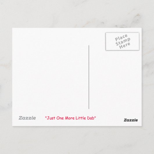 Gewoon nog een klein Dab-Briefkaart Briefkaart (Achterkant)