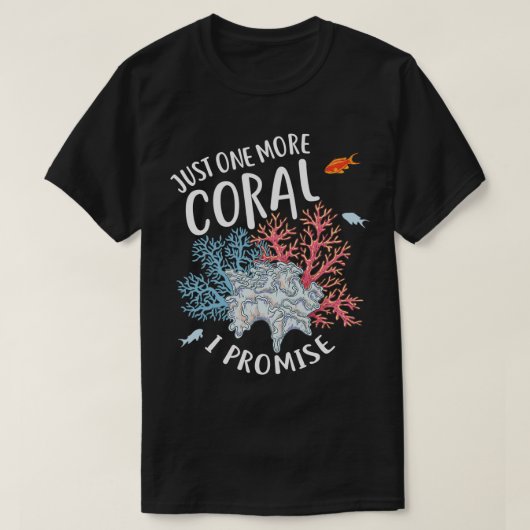 Gewoon nog één koraal 2 t-shirt (Design voorkant)