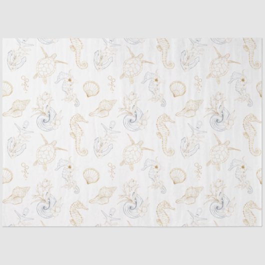 Gewoon nog een Nautical Series Design 3 Tissuepapier (Voorkant)