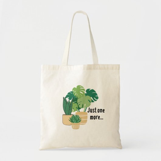 Gewoon nog een Plant Canvas tas (Voorkant)