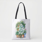 Gewoon nog een Plant Canvas tas (Voorkant)
