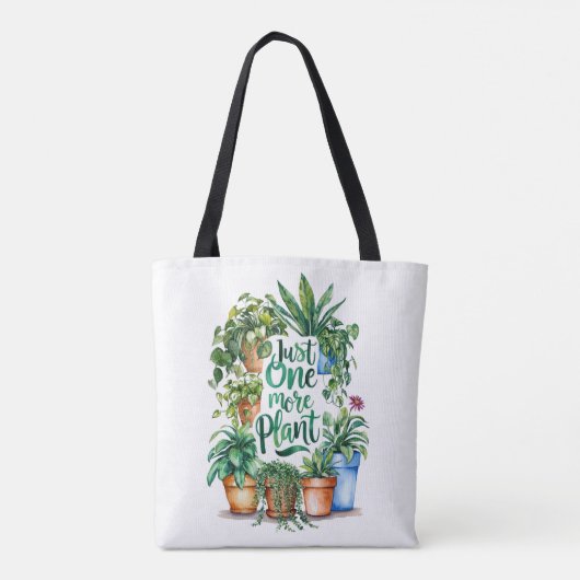 Gewoon nog een Plant Canvas tas (Achterkant)