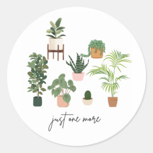 Gewoon nog één Plant liefhebber, Plant liefhebber  Ronde Sticker
