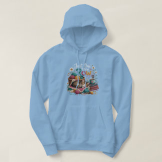 Gewoon nog één rij breiende kat – knus garen & han hoodie
