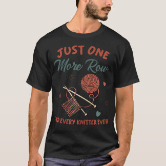 Gewoon nog één rij grappig breien t-shirt