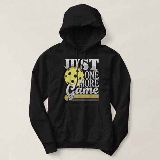 Gewoon nog een spelletje - grappige Pickleball Pla Hoodie (Design voorkant)