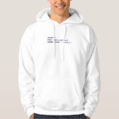Gewoon nog één zoekopdracht SQL Data Humor Hoodie (Voorkant)
