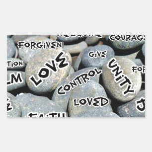 Gewoon notities, Love_ Rechthoekige Sticker
