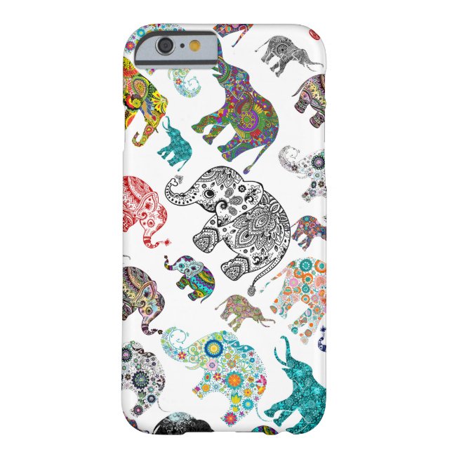 Gewoon olifant willekeurig patroon Case-Mate iPhone case (Achterkant)