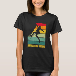 Gewoon om de grafische Bouldering van Boulder Cli T-shirt