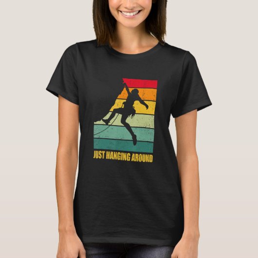 Gewoon om de grafische Bouldering van Boulder Cli T-shirt (Voorkant)
