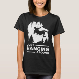 Gewoon om de grafische Bouldering van Boulder Cli T-shirt