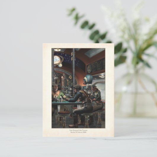 "Gewoon om het Briefkaart van de Hoek" (Staand voorkant)