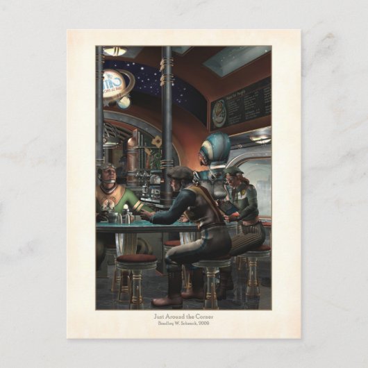 "Gewoon om het Briefkaart van de Hoek" (Voorkant)