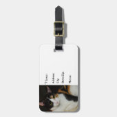 Gewoon om je heen bagagelabel (Voorkant verticaal)