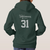 Gewoon om mijn Kind in verlegenheid te brengen Hoodie (Achterkant)