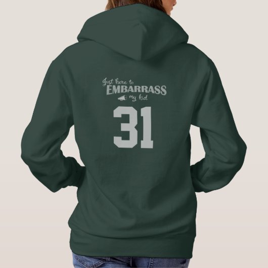 Gewoon om mijn Kind in verlegenheid te brengen Hoodie (Achterkant)