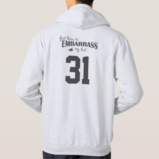 Gewoon om mijn Kind in verlegenheid te brengen Hoodie (Achterkant)