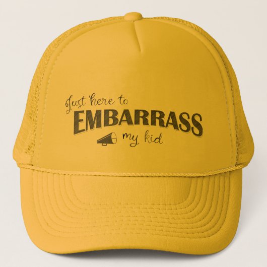 Gewoon om mijn Kind in verlegenheid te brengen Trucker Pet (Voorkant)