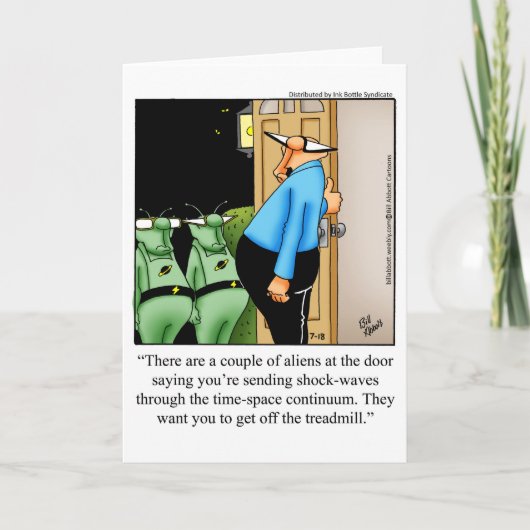 Gewoon om te lachen Wenskaart Kaart (Voorkant)