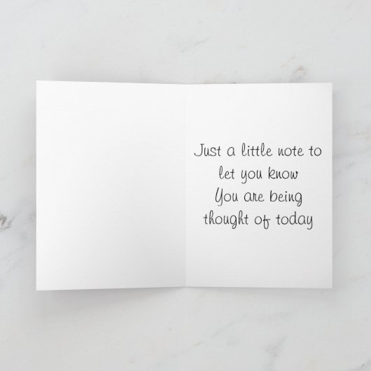 Gewoon om te zeggen... . . Hallo €? Kaart (Binnen)