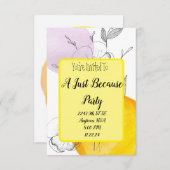 Gewoon omdat Casual Kaart (Voorkant / Achterkant)