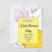 Gewoon omdat Casual uitnodiging (Voorkant)