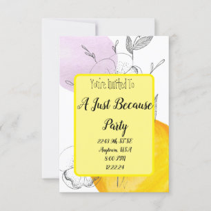 Gewoon omdat Casual uitnodiging