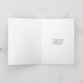 Gewoon omdat het aanmoediging Wenskaart Bedankkaart (Binnen)