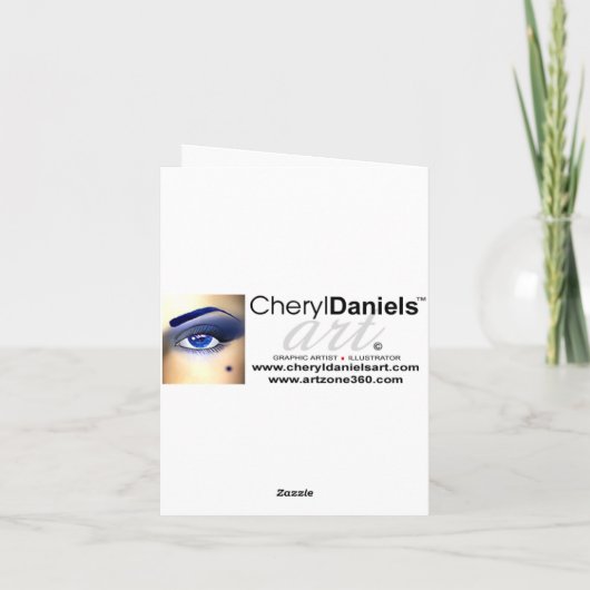 Gewoon omdat het hart uitdrukt kaart (Achterkant)