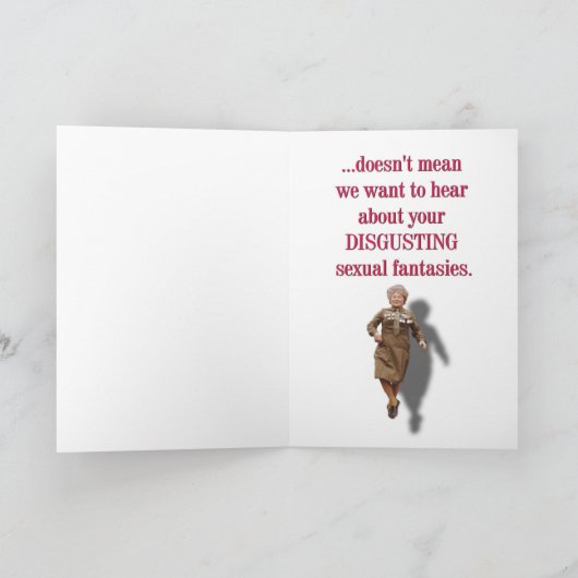 Gewoon omdat het jouw speciale dag is kaart (Binnen)