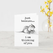 Gewoon, omdat ik aan U denk, Kaart (Gele Bloem)