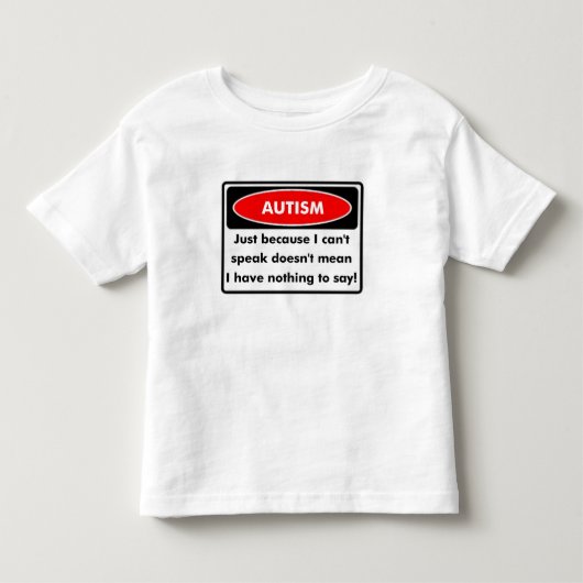 Gewoon omdat ik geen T-Shirt mag spreken (Voorkant)