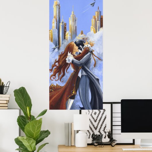 Gewoon omdat (ik hou van je) Poster (Thuiskantoor)