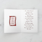 Gewoon omdat ik van je hou kaart (Binnen)