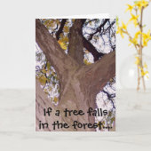 Gewoon omdat kaart (Gele Bloem)