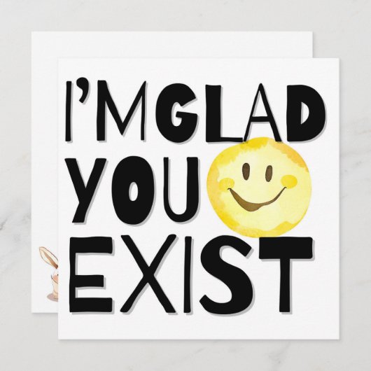 Gewoon omdat Kaart (Voorkant / Achterkant)