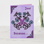 Gewoon omdat - Lila (Kaart) Kaart (Voorkant)