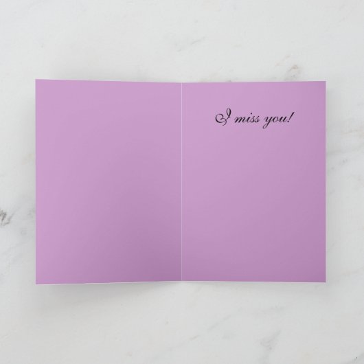 Gewoon omdat - Lila (Kaart) Kaart (Binnen)