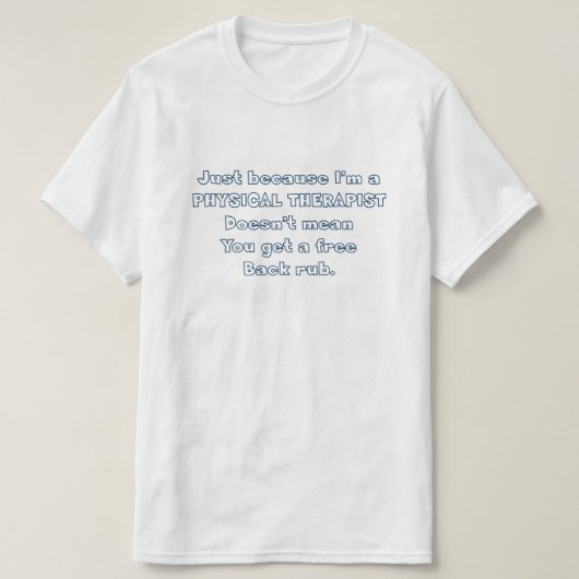 Gewoon omdat PT T-shirt (Design voorkant)
